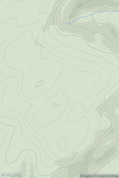 Thumbnail image for Black Hill [Shropshire] showing contour plot for surrounding peak